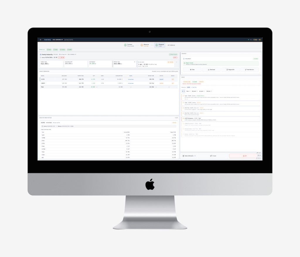 Marine Survey Online — desktop survey workstation